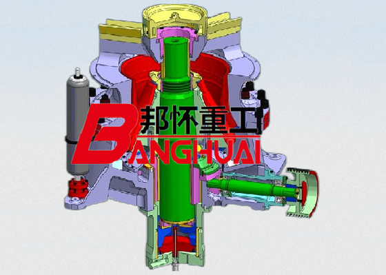 Gp200s4 horizontal bar hydraulic series cone crusher, pebble and granite crusher, stone crushing expert factory